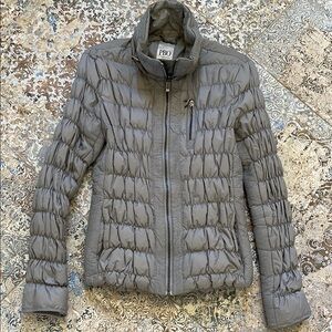 Gray Quilted Women's Jacket